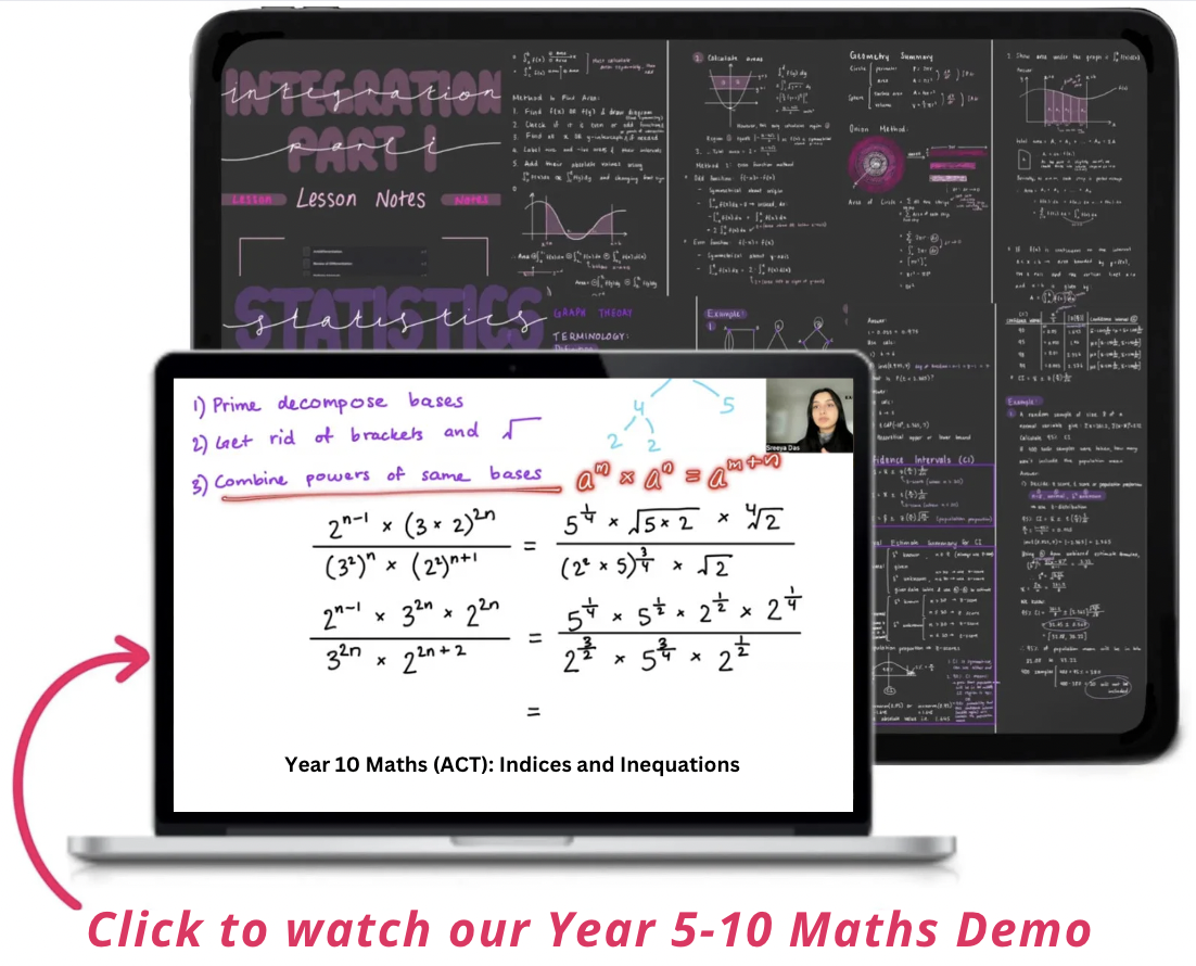 Year 5-10 Maths demo